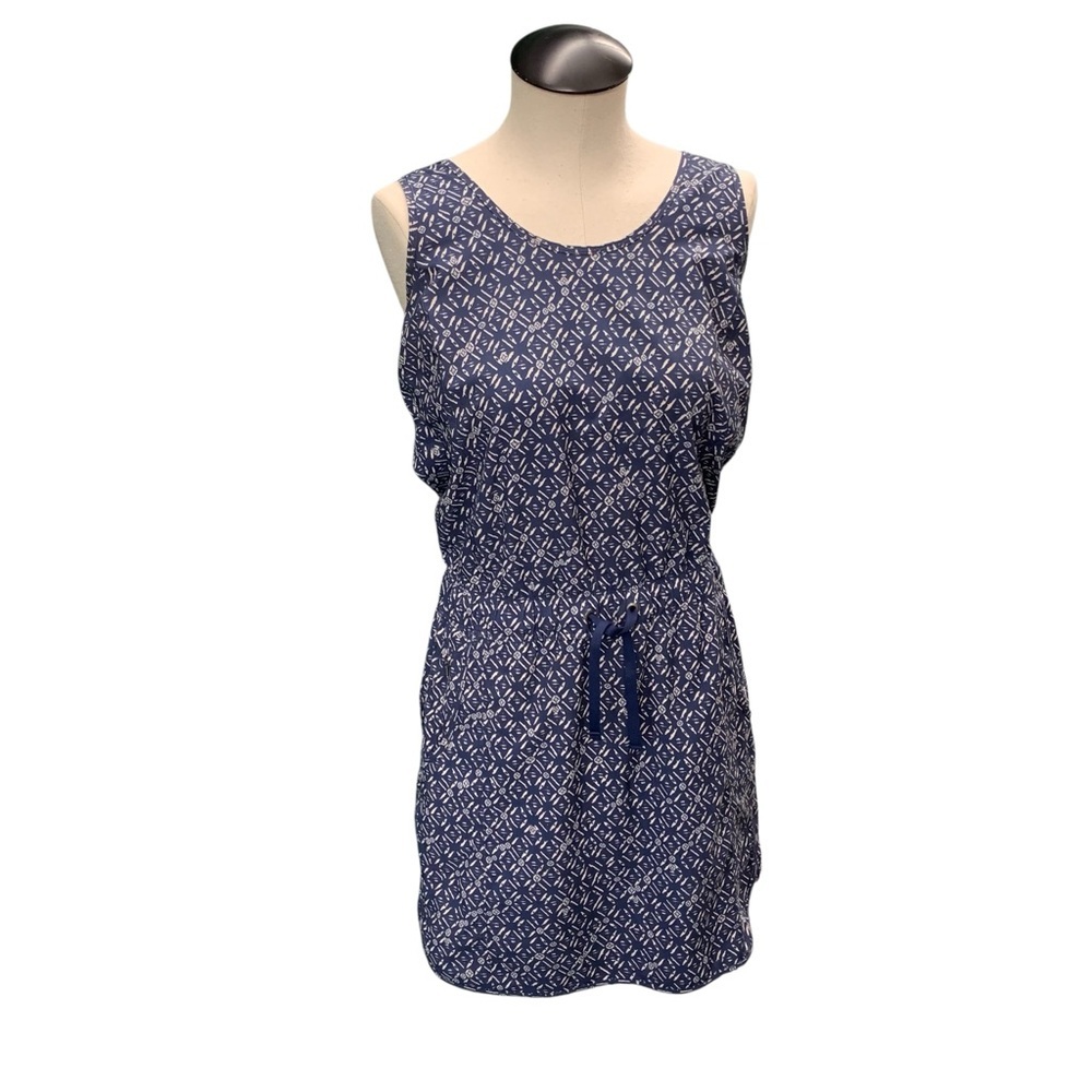 PATAGONIA Geo Print Sleeveless Drawstring Waist‎ Dress Small